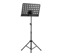 Guitar Collapsible Sheet Music Score Tripod Stand Holder Bracket Aluminum Alloy with Carry Bag for Violin Piano Music Stands(Type B Black)