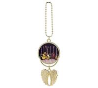 Guitar Collection Car Pendant, Rear View Mirror Hanging Ornament, Auto Decor for Rearview Mirror, Keychain Golden-Style