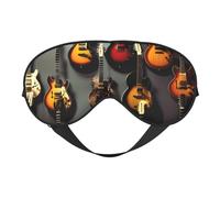 Guitar Collection Eye Mask, Sleep Mask for Men Women 100% Blackout, No Pressure On Eyes, Soft & Breathable