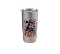 Guitar Collector Strings Before Things Rock Music Shred Glam Stainless Steel Insulated Tumbler