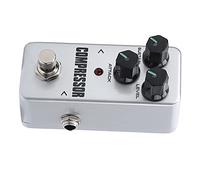 Guitar Compressors, Aluminum Alloy 10 Kilohms Output Effect Pedal White for Beginner for Music Classroom for Concert Hall