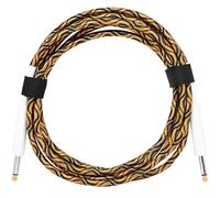 Guitar Connection Cable 6.35mm Male to Male Reduction Sound Cables Double Straight Head Cable Enduring Reduction Braided Wiring Double Straight Head Connection