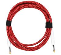 Guitar Connection Cable 6.35mm Male to Male Reduction Sound Cables Double Straight Head Cable Enduring Reduction Braided Wiring Double Straight Head Connection