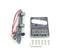 Guitar Control Circuit Board Replacement Pre-wired Plate Bridge Set and Single Coil Pickup Hole Parts Plate