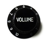 Guitar control knob 0-10 scale 1 x volume in black Speed Knobs for Stratocaster Telecaster Gibson Ibanez Etc..
