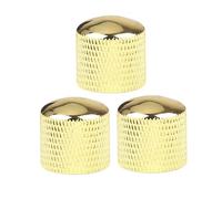 Guitar Control Knobs 12Pcs Guitar Control Knobs 6mm Split Shaft Volume Tone Knobs For Guitar Potentiometer Knobs(Metal Gold Dome)