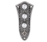 Guitar Control Plate, Volume Control Plate Metal Wiring Harness Board with Switch Knob for JB Jazz Bass Guitar