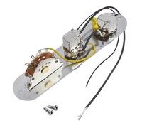 Guitar Control Plate With Push Pull Wiring Wire Loaded Prewired Plate Metal Texture For Sound And Easy Installation Easy Installation Guitar Part