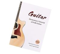 Guitar Course Book with Code Chart Rhythm Exercise and Online Video Lesson Paper Texture Suitable for Adult Beginner Guitar Code Book