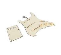 Guitar Cover Plate, Heavy Duty Plastic and Metal Pickguard, Wide Application for Electric Guitars (White)