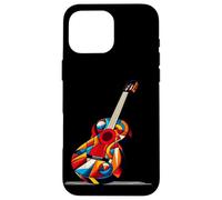 Guitar Cubism art Graphism for guitarists Guitar lovers Case for iPhone 16 Pro Max