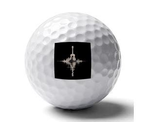 Guitar Custom Golf Ball Soft Practice Golf Balls Performance Distance And Speed for Indoor Outdoor