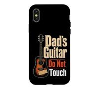 Guitar Dad's Guitar Do Not Touch Funny Guitarist Gift Case for iPhone X/XS