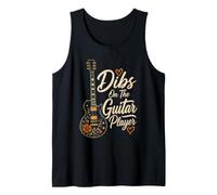 Guitar Dibs On The Guitar Player Vintage Guitarist Gift Tank Top