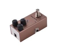 Guitar Digital Delay Effector Mini Analog Sound, Rich Tone, True Bypass, Knobs for Time/Level/Repeat, DC 9V, Aluminum, Brown, 20ms-600ms Delay for Electric Guitar