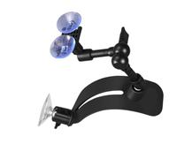Guitar Display Holder with Large Suction Cup | Two Small Mounting Cups, Jointed Positioning Arm, Space-Saving Accessory for Music Room Setup