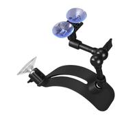 Guitar Display Holder with Large Suction Cup | Two Small Mounting Cups, Jointed Positioning Arm, Space-Saving Accessory for Music Room Setup