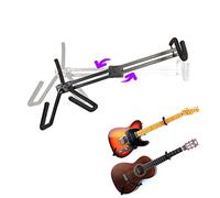 Guitar Display Stand, Adjustable Angle Guitar Wall Mount for Acoustic Guitar, Electric Guitar, Ukulele, All Sponge Wrapped Musical Instrument Wall Mount Sling Bracket