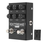 Guitar Distortion Effect Pedal, Metal Housing, Multiple Modes Adjustable - Realistic Tone, Durable Build, Easy Control for Electric Guitar Players
