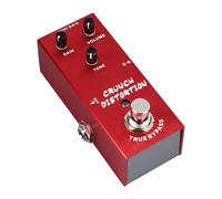 Guitar Distortion Pedal, Metal Guitar Effect Clear Sound Quality Scratch Resistance Knob Adjustment for Performance and Daily Practice (AN-05 Red)
