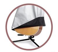 guitar dust cover constructed from 210D Oxford cloth with waterproof silver coating to keep your instrument clean and dry in various conditions (Silver)