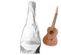 Guitar Dust Cover, Silver Coated Instrument Protector Cloth 17.13x5x42.76 inches, Sunproof Storage Bag with Zipper for Acoustic, Electric Guitars, Ukulele