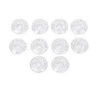 Guitar Effect Footswitch Topper, 10Pcs Guitar Effect Pedal Footswitch Topper 10mm Clear Guitar Pedal Protective Cap Single Pedal Footswitch Topper