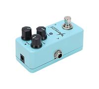 Guitar Effect Pedal, 9V AC Effects Pedals Mini Lake Blue with Metal Shell for Musical Instruments