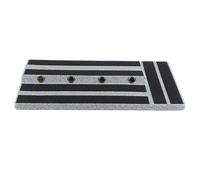 Guitar Effect Pedal Board, PE Hook and Loop Fastener, 19.7 - Inch - Durable Construction, Easy Cable Management, Ideal for Live Performance DIY (Black Marble)