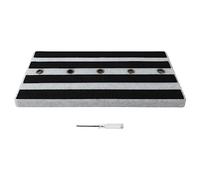 Guitar Effect Pedal Board, PE Material Large Size Guitar Effect Pedal Board Easy Installation with Power Supply Space Fun DIY Decoration Instrument Accessory for Performance
