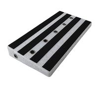 Guitar Effect Pedal Board Stable Connecting Guitar Pedal Board Easy Installation Durable to Play (White Marble Design)
