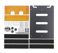 Guitar Effect Pedal Board - Wood or Aluminum with Wood Design - Includes Assembly Accessories for Organized Performance Setup