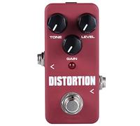 Guitar Effect Pedal Classic Distortion Tone, 2 Stage Design Effects Pedal, True Bypass Mini and Portable Effects Pedals for Electric Guitar Aluminum Alloy Shell Electric Guitar