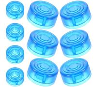 Guitar Effect Pedal Footswitch Topper Accessory Plastic 10pcs Blue | Guitar Setup Use, Stylish Trendy Profile, Reliable Easy Installation, for Single Pedal Control