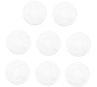 Guitar Effect Pedal Footswitch Topper Caps 8pcs for Electric Guitar | ABS Effect Pedal Accessory, Easy Replacement and Repair, Simple Elegant Look, for Professionals and Beginners