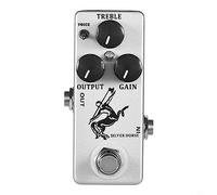 Guitar Effect Pedal, for MOSKY Silver Horse Guitar Effect Pedal Overdrive Boost Effect Bypass Metal Shell True Bypass Footswitch