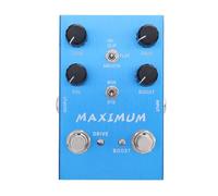 Guitar Effect Pedal Overdrive Dual Channel Pedal Drive Boost Knob Effect Pedal for Electric Guitar Bass DC 9V Input