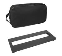 Guitar Effect Pedalboard With Carrying Bag Aluminum Alloy Effect Pedal Plate Portable Large Guitar Pedal Board Enduring Aluminum Alloy Effect Pedal Plate