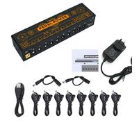 Guitar Effector Pedal Power Supply 10 Isolated ISO DC Output 9V 12V 18V Source Effect Pedalboard USB Port Charger For phone US Plug
