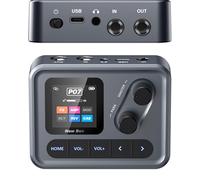 Guitar Effects, Guitar Pedal Bass Multi-Effects Processor with 6-Module Effects Unit and 80 Editable Presets, USB OTG Audio Recording with App and Bluetooth for Bass Acoustic Guitar Performance