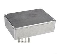 Guitar Effects Pedal Aluminum Case Stomp Box, 1590LB 1590XX 125B 1590DD Heat-Resistant Non-Oxidizing Compact Design 4 Sizes(125B122x66x39.5mm)