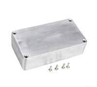 Guitar Effects Pedal Aluminum Stomp Box Case Compatible with Models Like the Reliable 125B and More (1590XX145x121x39.5)
