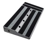 Guitar Effects Pedal Board,Lechnical Sturdy Guitar Effects Pedal Board Big Size Guitar Pedal Panel with Sticking Tape Screwdriver Compatible with Most Effects Pedals, Black, with 10 holes
