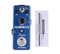 Guitar Effects Pedal Harmonizer, Electric Guitar Pedal with Harmony Pitch Shift Detune, Dark Blue - True Bypass Design, Compact Zinc Alloy Build, Ideal for Live Performance and