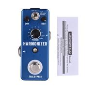 Guitar Effects Pedal Harmonizer with Harmony Pitch Shift Detune Modes, Range Wet Dry Controls, True Bypass, Compact Zinc Alloy Build - Versatile Sound Effects, Precise Pitch