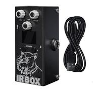 Guitar Effects Pedal Professional Analog Multi Effects Processor with 9 Tone Selections True Bypass 6.35mm Input Output for Electric Bass Guitar Performance Metal Construction