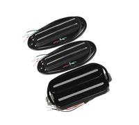 Guitar electric pickup 3 Piece Bk Hot Dual Track Ceramic SSH Guitar Coil Electric Pickup Set