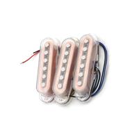 Guitar electric pickup 50/52mm Transparent Cap On The Neck Or Bridge Of A Single Coil Pickup For Electric Guitar(1 set)