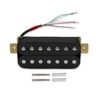 Guitar electric pickup 7 String Electric Guitar Pickup Bk Or White Switchable Output Power N8.5K/B14K(Black N 58mm)