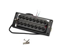 Guitar electric pickup 8 String Electric Guitar Humbucker Pickup With Hexagonal Adjustable Screw Output N10K/B15K Bk(B with frame)